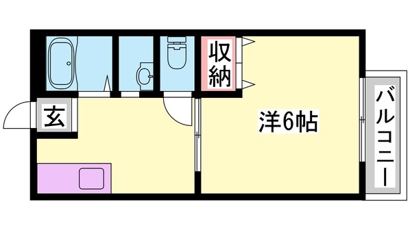 播磨高岡駅 徒歩30分 2階の物件間取画像